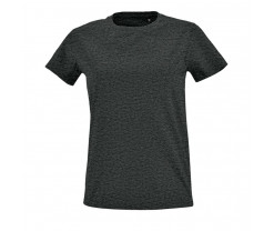 Футболка женская Imperial Fit Women, черный меланж
