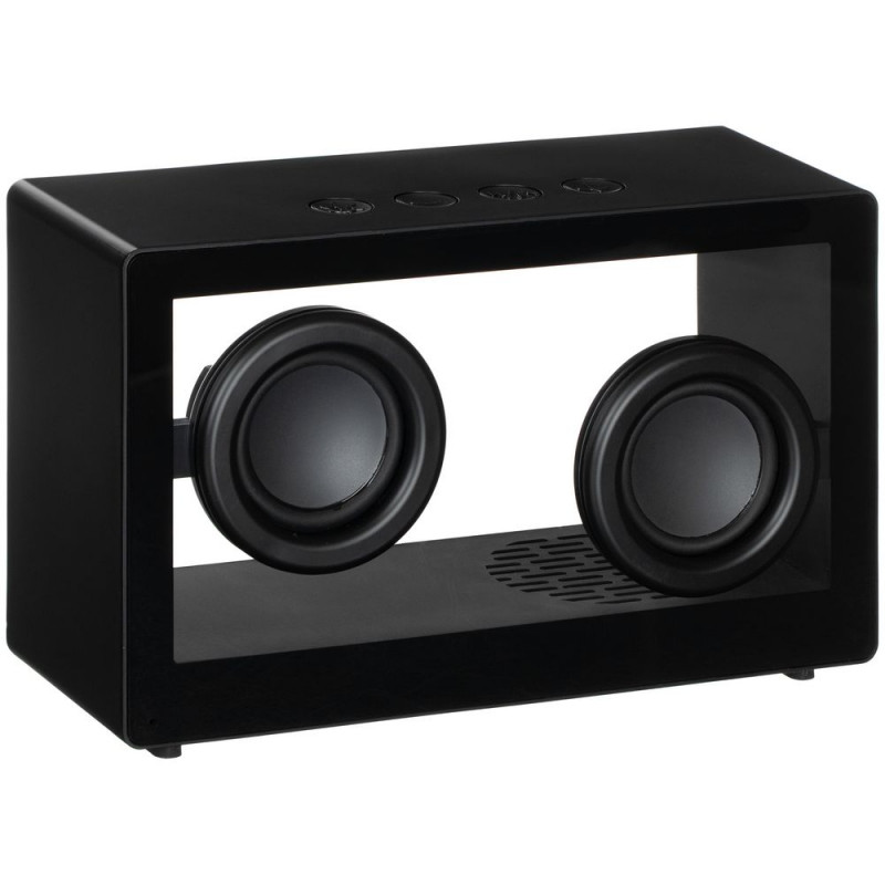 Bluetooth-колонка со светомузыкой Sensofonic, черная_0