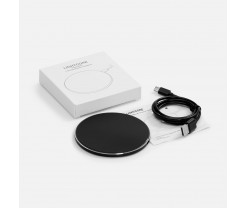 Беспроводное зарядное устройство с подсветкой Lightcore, черное, Изображение 5