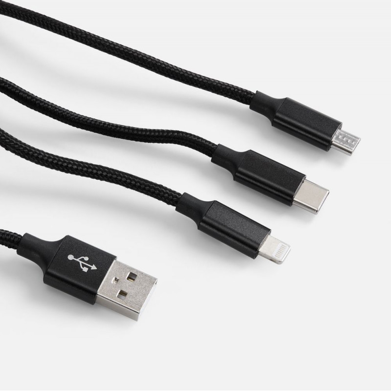 Кабель Triple Charge в футляре ver.2, черный_1