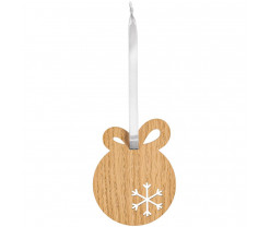 Деревянная подвеска Christmate, шар, Изображение 2