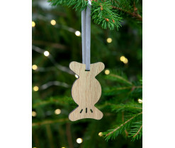 Деревянная подвеска Christmate, конфета, Изображение 4