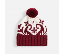 Шапка Wintertude, красная с белым