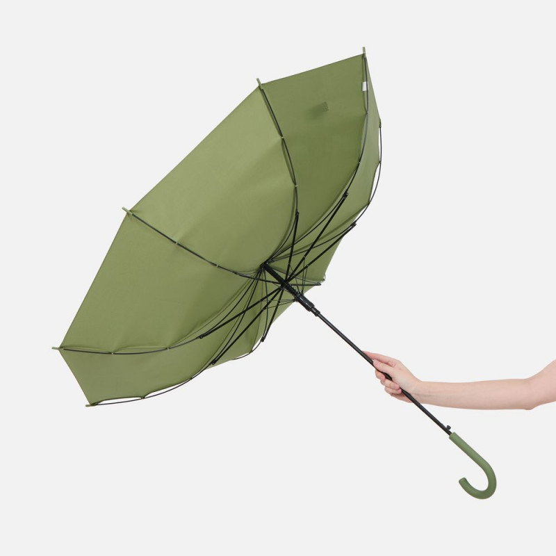 Зонт-трость Jolly Brolly, зеленый (хаки)_5