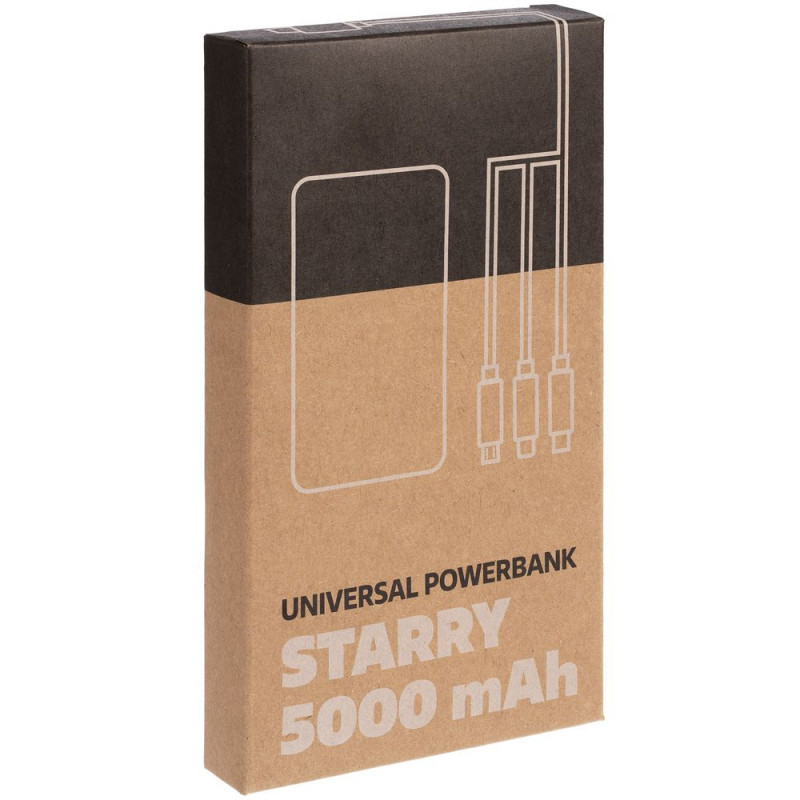 Аккумулятор Uniscend Starry с подсветкой, 5000 мАч, синий_3