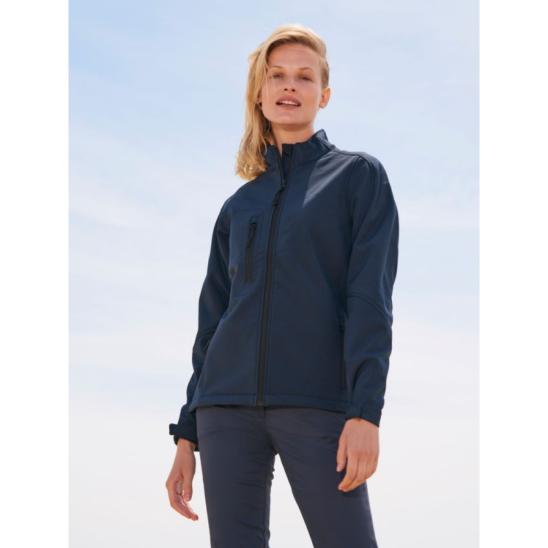 Куртка женская на молнии Roxy 340 ярко-синяя_2