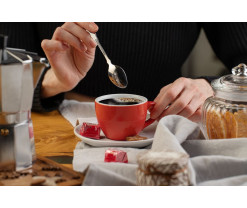 Чайная пара Cozy Morning, красная, Изображение 6