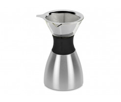 Кофеварка POUR OVER, 1000 мл, серебристый/черный, Изображение 4
