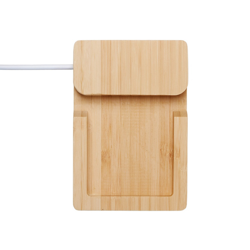 USB хаб «Memo», 2*USB, 2*Type C, бамбук_6