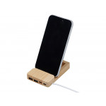 USB хаб «Memo», 2*USB, 2*Type C, бамбук_3