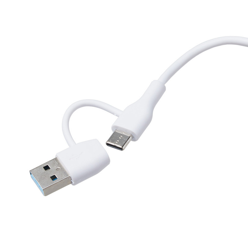 USB хаб «Memo», 2*USB, 2*Type C, бамбук_10