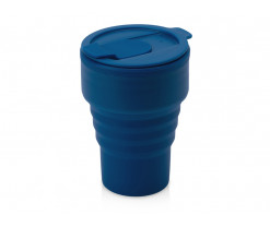 Силиконовый складной стакан "GoCup", индиго, Изображение 3