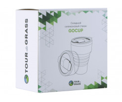 Силиконовый складной стакан "GoCup", индиго, Изображение 9