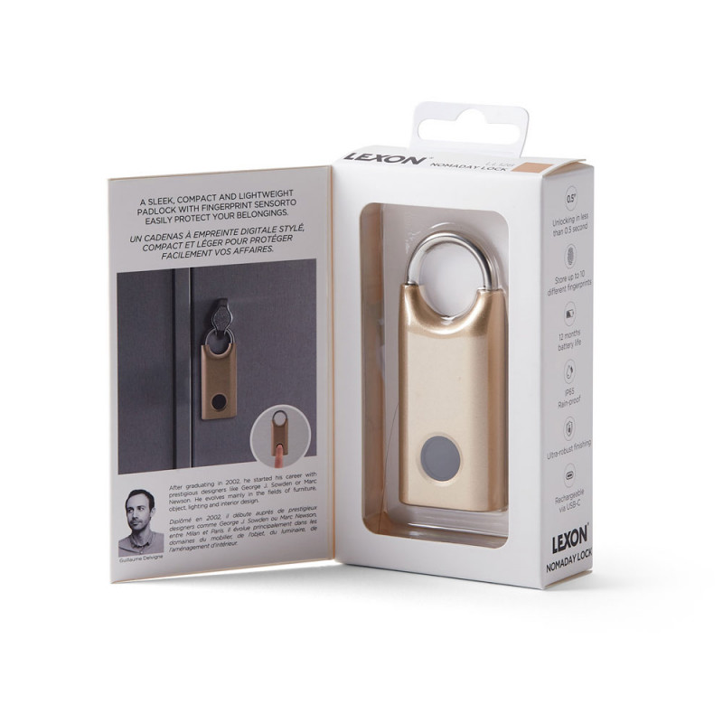 Замок с сенсором Noma Lock, темно-серый_8
