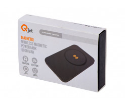 Магнитный беспроводной внешний аккумулятор "MagnetIQ", 5000 mah, 10 W, черный (Р), Изображение 19
