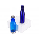 Подарочный набор с термосом и бутылкой «Bottle set», синий