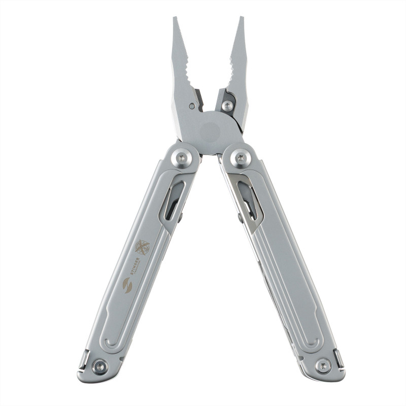Мультитул Stinger, 113 х 22 мм, 21 функция, сталь, серебристый, в картонной коробке, в комплекте нейлоновый чехол_3