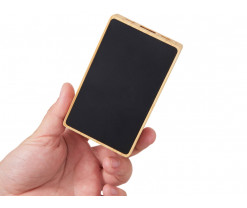 Внешний аккумулятор с подсветкой лого «Reedia S2», 5000 mAh, бамбук, черный, Изображение 9
