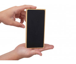 Внешний аккумулятор с подсветкой лого и солнечной панелью «Reedia S1», 10000 mAh, бамбук, черный, Изображение 10