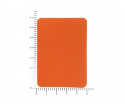 ПАТЧ ПРЯМОУГОЛНЫЙ soft-touch (оранжевый ) 5,0 х 7,0 см, Изображение 4