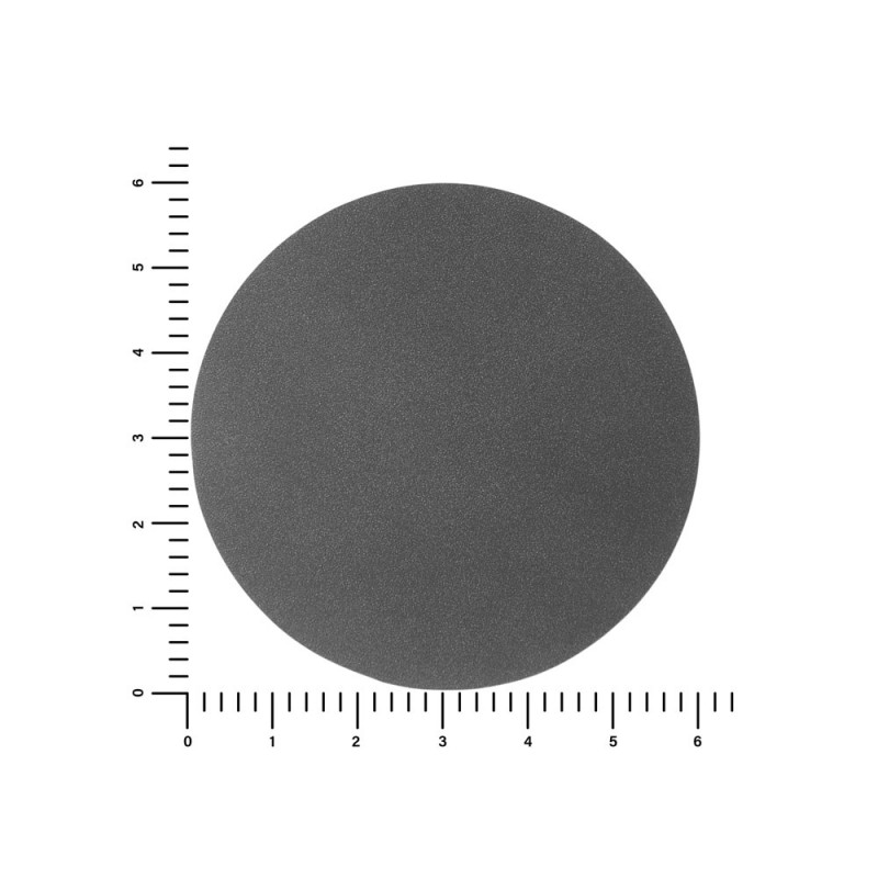 ПАТЧ КРУГ nubuk (серый) 6,0 х 6,0 см_1