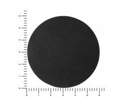 ПАТЧ КРУГ nubuk (чёрный) 6,0 х 6,0 см, Изображение 3