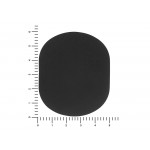 ПАТЧ ОВАЛ soft-touch (чёрный) 6,0 х 5,0 см_2