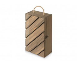 Коробка подарочная из массива дерева «Two-bottle box», Изображение 1