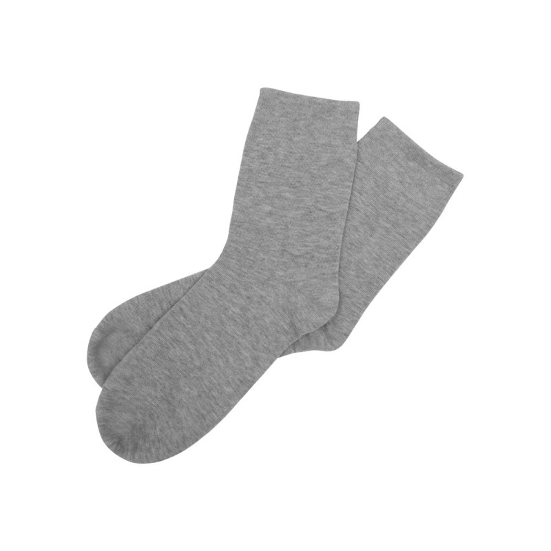Носки однотонные «Socks» женские, серый меланж