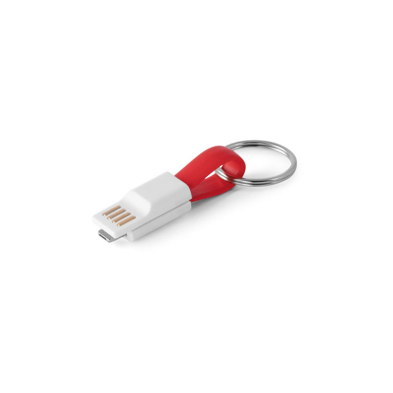 USB-кабель с разъемом 2 в 1 «RIEMANN», красный