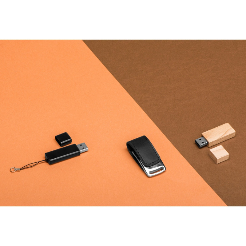 USB-флешка на 16 Гб «Woody» с магнитным колпачком, натуральный_3