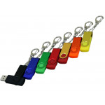 USB 2.0- флешка промо на 16 Гб с поворотным механизмом и однотонным металлическим клипом, зеленый_3