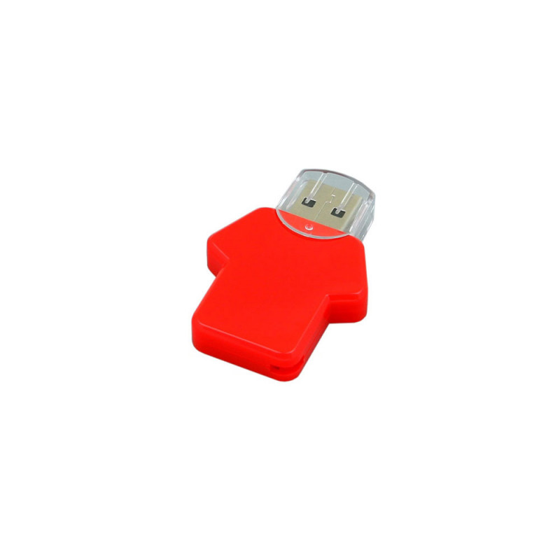 USB 3.0- флешка на 32 Гб в виде футболки, красный_2