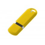 USB 3.0- флешка на 128 Гб, soft-touch, желтый