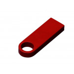 USB 2.0-флешка на 128 Гб с мини чипом и круглым отверстием, красный_1