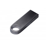 USB 2.0-флешка на 128 Гб с мини чипом и круглым отверстием, серебристый_2