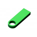 USB 2.0-флешка на 64 Гб с мини чипом и круглым отверстием, зеленый_1