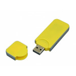 USB-флешка на 128 Гб в стиле I-phone, прямоугольнй формы, желтый_1
