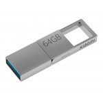 USB 3.0-флешка на 64 Гб с разъемами USB-A и Type-C, серебристый_2