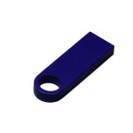 USB 3.0-флешка на 16 Гб с мини чипом и круглым отверстием, синий_2
