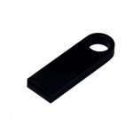 USB 2.0-флешка на 128 Гб с мини чипом и круглым отверстием, черный_1