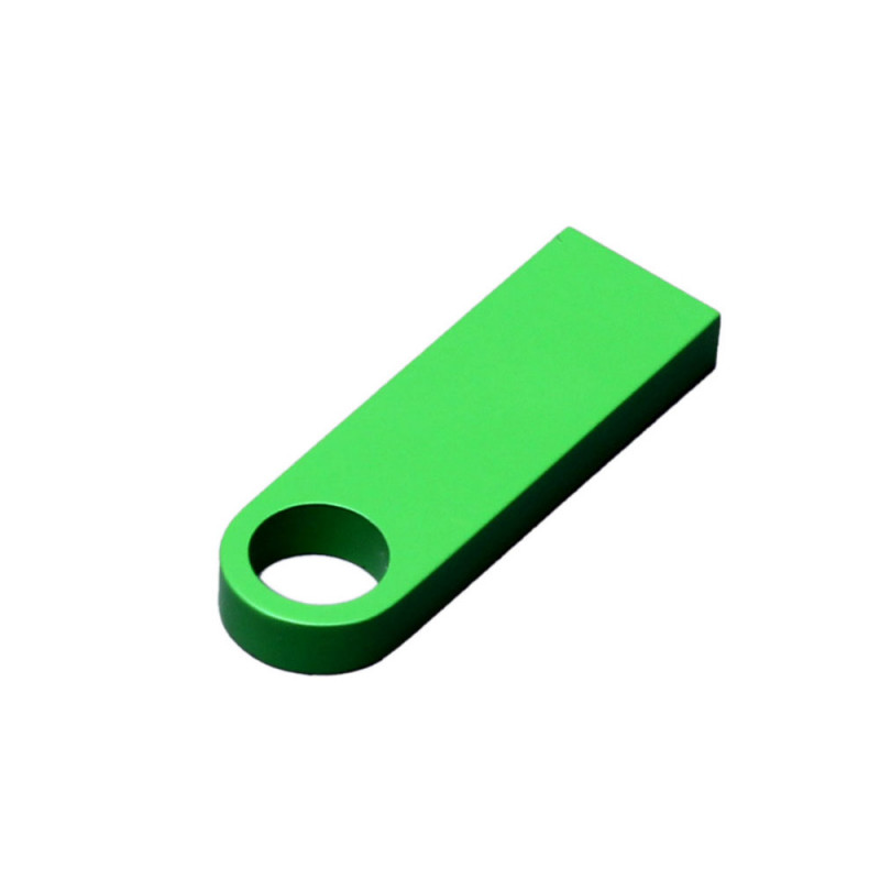 USB 3.0-флешка на 64 Гб с мини чипом и круглым отверстием, зеленый_2