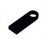 USB 2.0-флешка на 512 Мбайт с мини чипом и круглым отверстием, черный_1