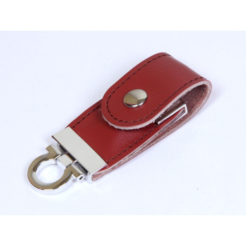 USB-флешка на 16 Гб в виде брелка, коричневый_1