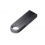 USB 2.0-флешка на 4 Гб с мини чипом и круглым отверстием, серебристый_2