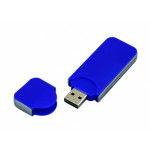 USB-флешка на 128 Гб в стиле I-phone, прямоугольнй формы, синий_1