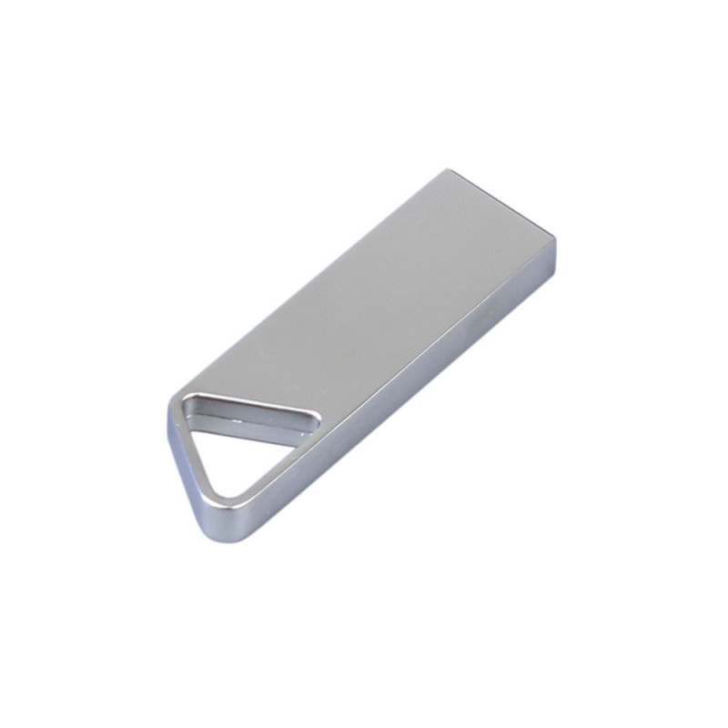 USB 2.0-флешка на 4 Гб с мини чипом, компактный дизайн, отверстие треугольной формы для цепочки_2