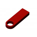 USB 2.0-флешка на 32 Гб с мини чипом и круглым отверстием, красный_1