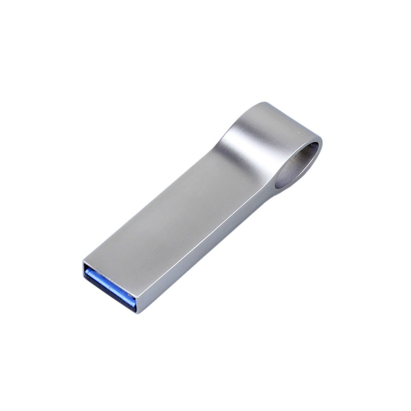 USB 2.0-флешка на 16 Гб с мини чипом, компактный дизайн, боковое отверстие для цепочки_1
