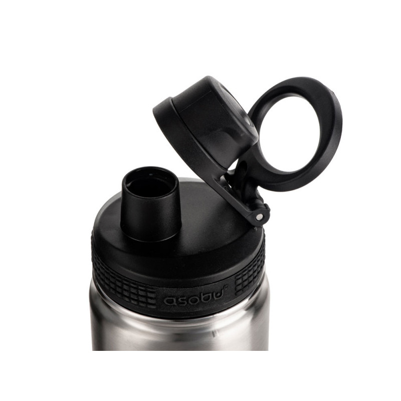 Вакуумная термобутылка «ALPINE FLASK», 530 мл, черный_1